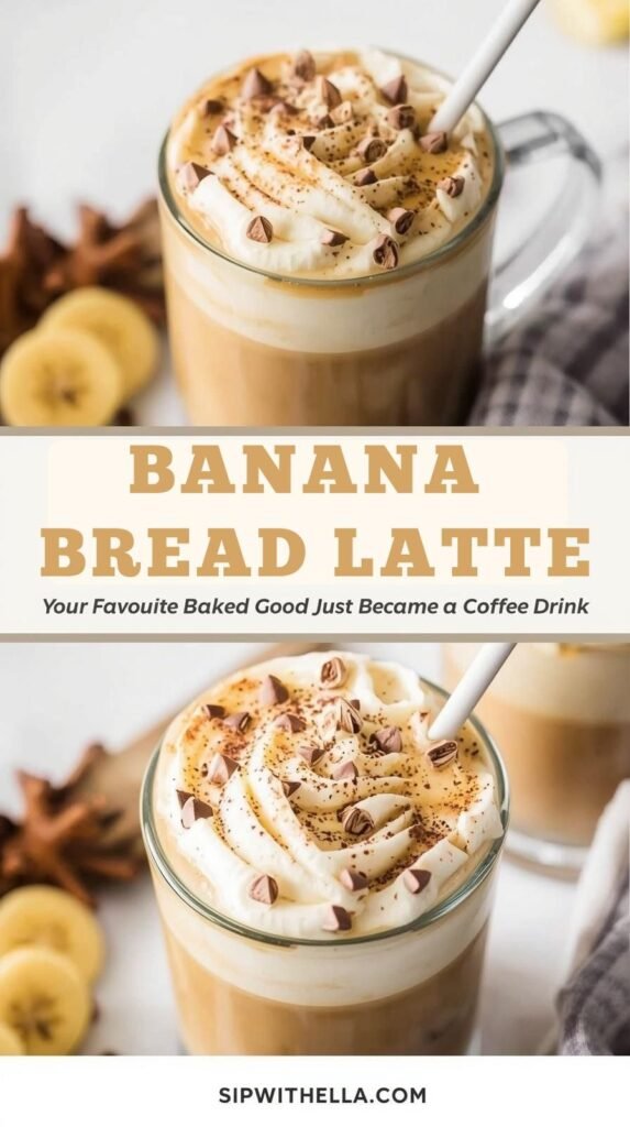 Banana Bread Latte, Your Favorite Baked Good Just Became a Coffee Drink